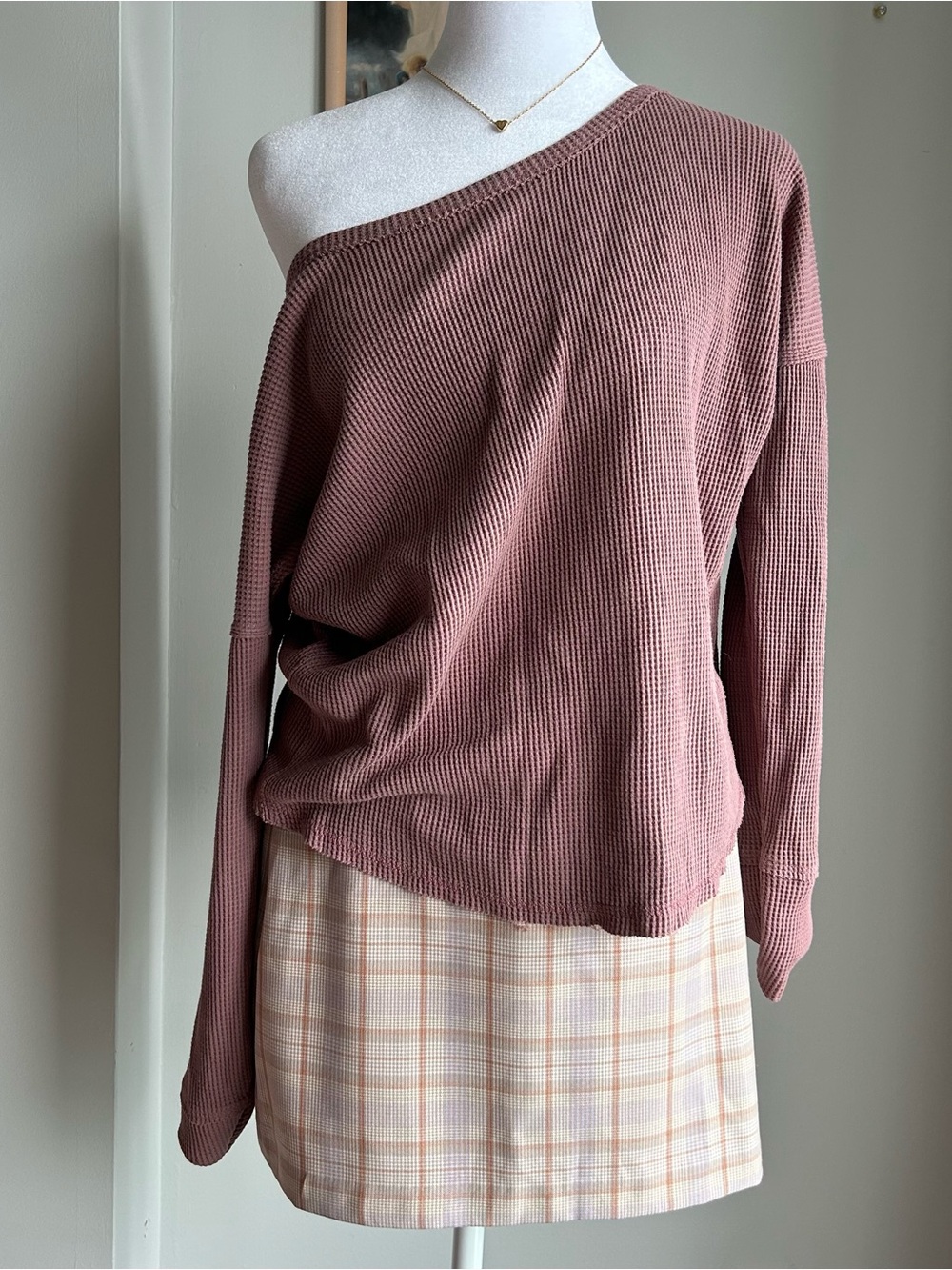 Sunday Best Plaid Low Rise Mini Skirt